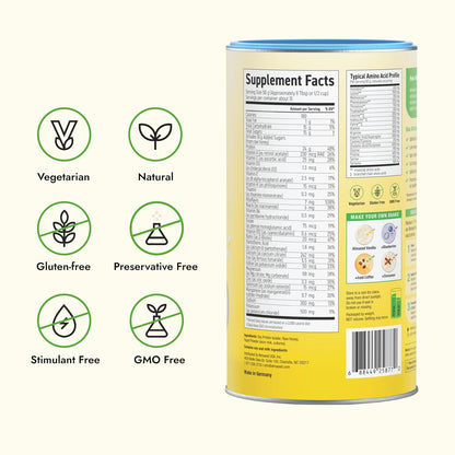 Almased Meal Replacement Shake - Low-Glycemic High Plant Base Protein Powder- Nutritional Weight Health Support Supplement - Original Flavor - 17.6 oz